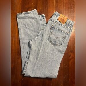 Levi’s 505 light blue denim jeans 34x36